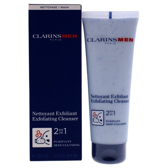 Clarins Other - Clarins by Clarins Men 2 in 1 Exfoliating Cleanser 4.4 oz New in Box
